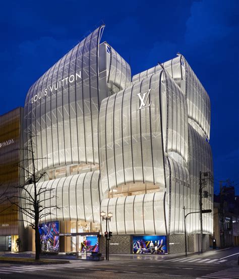 Louis Vuitton's new boutique is an architectural gem .